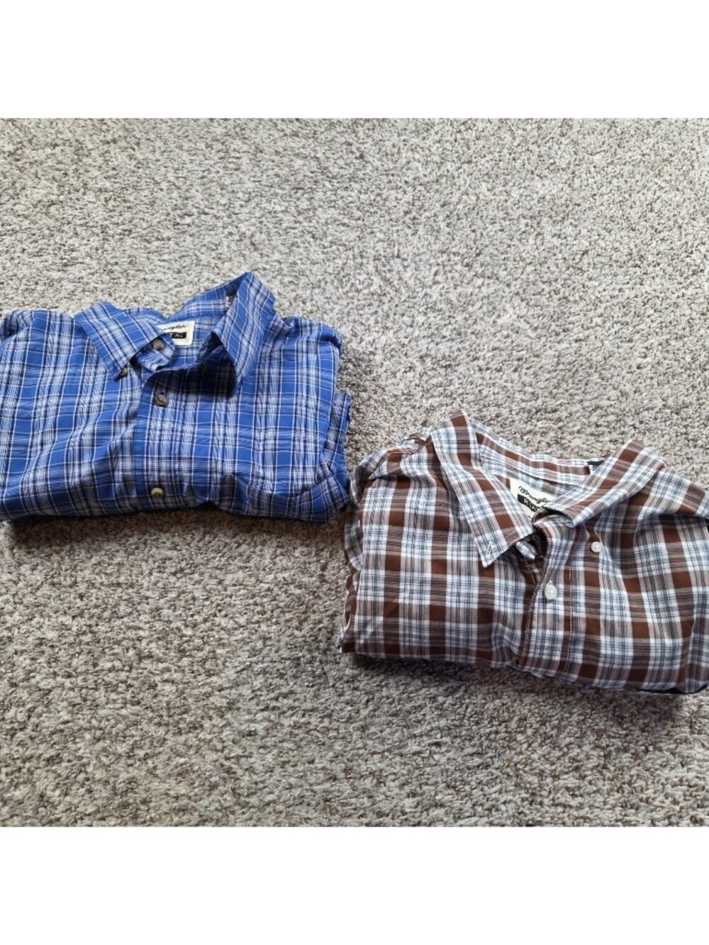 Lot Wrangler Riata Shirt Mens 2XL Purple Button Down Casual Western Long Sleeve